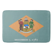 Grote badmat met vlag van Delaware, Verenigde Stat (Voorkant)