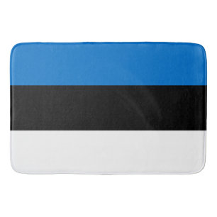 Grote badmat met vlag van Estland