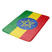 Grote badmat met vlag van Ethiopië (Gekanteld)