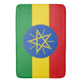 Grote badmat met vlag van Ethiopië (Voorkant Verticaal)