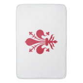 Grote badmat met vlag van Florence (Voorkant Verticaal)