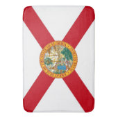 Grote badmat met vlag van Florida, Verenigde State (Voorkant Verticaal)