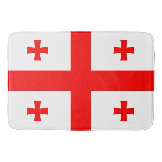 Grote badmat met vlag van Georgië (Voorkant)