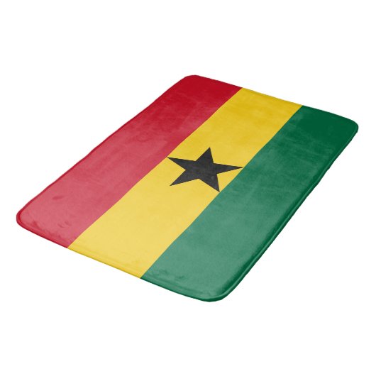 Grote badmat met vlag van Ghana (Gekanteld)