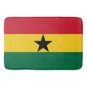 Grote badmat met vlag van Ghana (Voorkant)