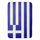 Grote badmat met vlag van Griekenland (Voorkant Verticaal)
