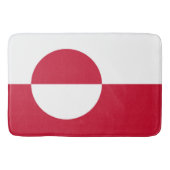 Grote badmat met vlag van Groenland (Voorkant)