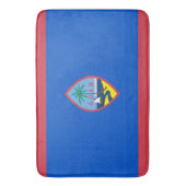 Grote badmat met vlag van Guam, Verenigde Staten (Voorkant Verticaal)