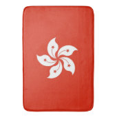 Grote badmat met vlag van Hong Kong (Voorkant Verticaal)