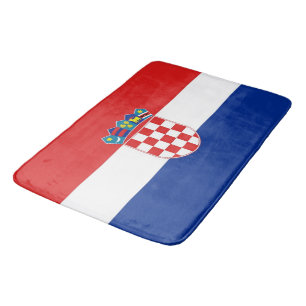 Grote badmat met vlag van Kroatië