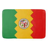 Grote badmat met vlag van Los Angeles, Verenigde S (Voorkant)