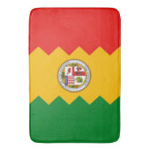 Grote badmat met vlag van Los Angeles, Verenigde S (Voorkant Verticaal)