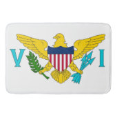 Grote badmat met vlag van Maagdeneilanden, Verenig (Voorkant)