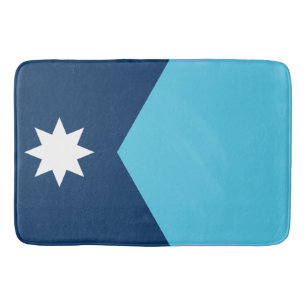 Grote badmat met vlag van Minnesota, VS