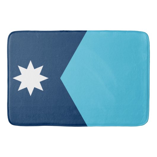 Grote badmat met vlag van Minnesota, VS (Voorkant)