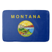 Grote badmat met vlag van Montana, Verenigde State (Voorkant)