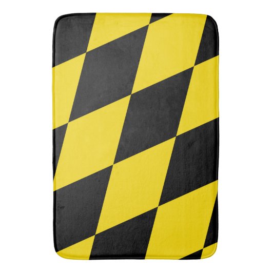 Grote badmat met vlag van München (Voorkant Verticaal)