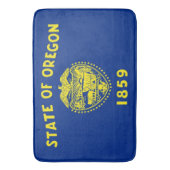 Grote badmat met vlag van Oregon State, Verenigde  (Voorkant Verticaal)