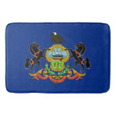 Grote badmat met vlag van Pennsylvania, Verenigde  (Voorkant)