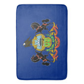 Grote badmat met vlag van Pennsylvania, Verenigde  (Voorkant Verticaal)