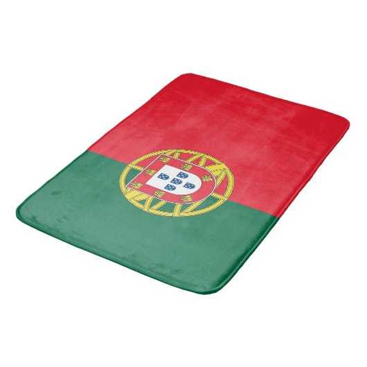 Grote badmat met vlag van Portugal (Gekanteld)