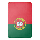 Grote badmat met vlag van Portugal (Voorkant Verticaal)