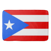 Grote badmat met vlag van Puerto Rico, Verenigde S (Voorkant)