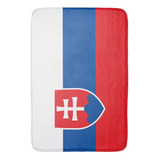 Grote badmat met vlag van Slowakije (Voorkant Verticaal)
