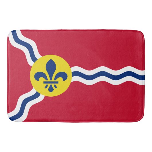 Grote badmat met vlag van St. Louis, Missouri (Voorkant)