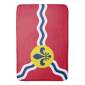 Grote badmat met vlag van St. Louis, Missouri (Voorkant Verticaal)