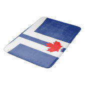 Grote badmat met vlag van Toronto, Canada (Gekanteld)