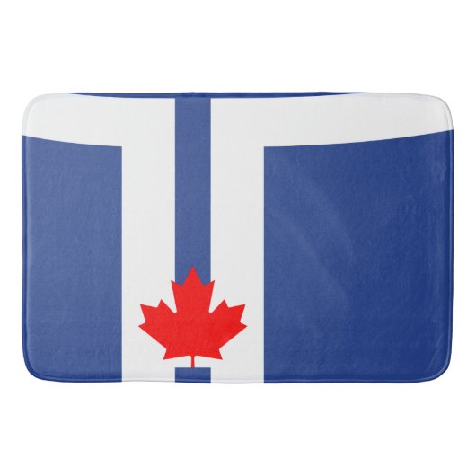Grote badmat met vlag van Toronto, Canada (Voorkant)