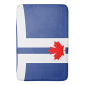 Grote badmat met vlag van Toronto, Canada (Voorkant Verticaal)