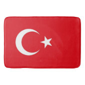 Grote badmat met vlag van Turkije (Voorkant)