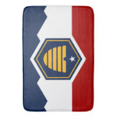 Grote badmat met vlag van Utah, VS (Voorkant Verticaal)