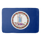 Grote badmat met vlag van Virginia, Verenigde Stat (Voorkant)