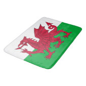Grote badmat met vlag van Wales (Gekanteld)