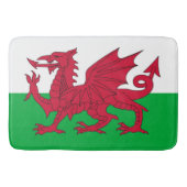 Grote badmat met vlag van Wales (Voorkant)