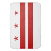 Grote badmat met vlag van Washington DC, Verenigde (Voorkant Verticaal)