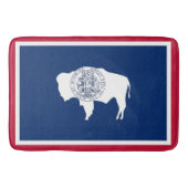 Grote badmat met vlag van Wyoming, Verenigde State (Voorkant)