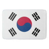 Grote badmat met vlag van Zuid-Korea (Voorkant)
