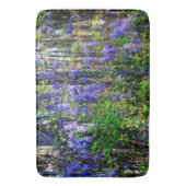 Grote Badmat met Wisteria Print (Voorkant Verticaal)