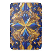 Grote badmat met Zweden Kleuren (Voorkant Verticaal)