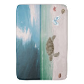 Grote badmat van de grote omvang "Oceaan" (Voorkant Verticaal)