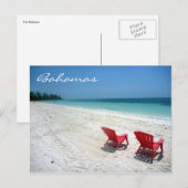 grote bahamaszetels briefkaart (Voorkant / Achterkant)