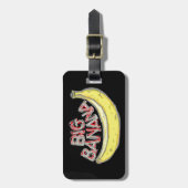 Grote banaan. bagagelabel (Voorkant verticaal)