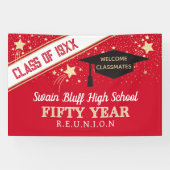Grote banner! 50ste klas reunie banner (Horizontaal)