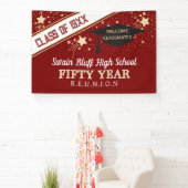 Grote banner! 50ste klasreünie banner (Insitu)