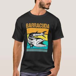 Grote Barracuda Cuda Vissen Wilde Natuur Zoutwater T-shirt