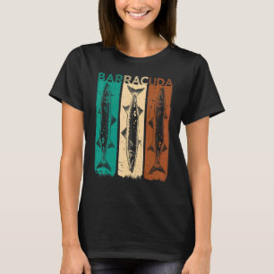 Grote Barracuda Cuda Vissen Wilde Natuur Zoutwater T-shirt